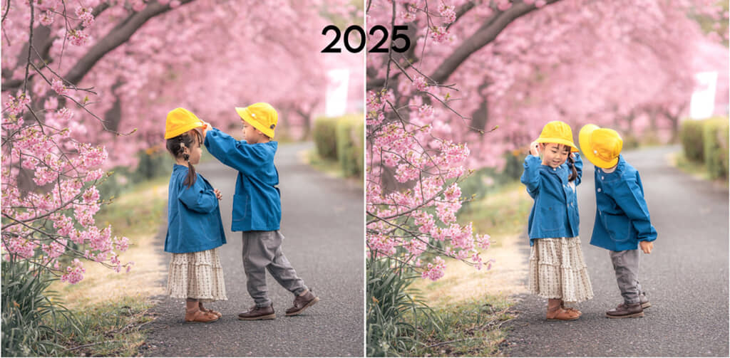 今度はお兄ちゃんから妹に「幼稚園、頑張って！」