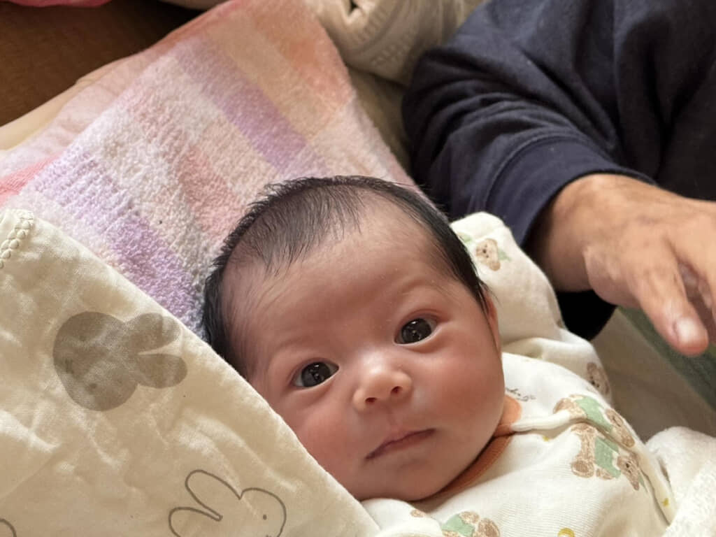 おめめパッチリ！