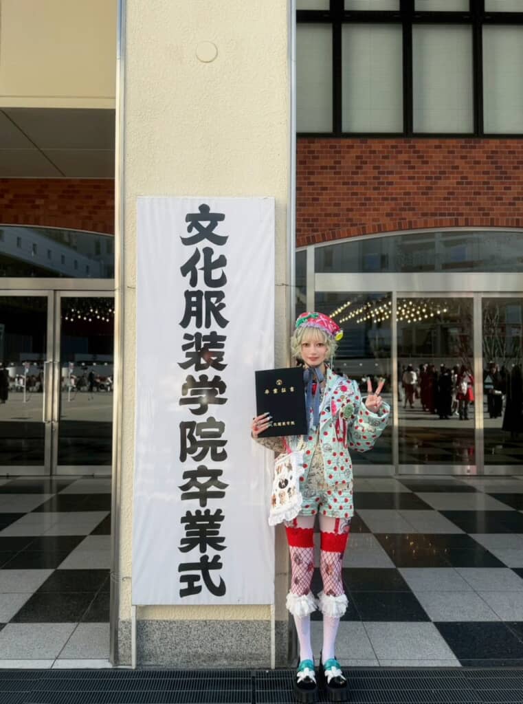 文化服装学院を卒業したななさん
