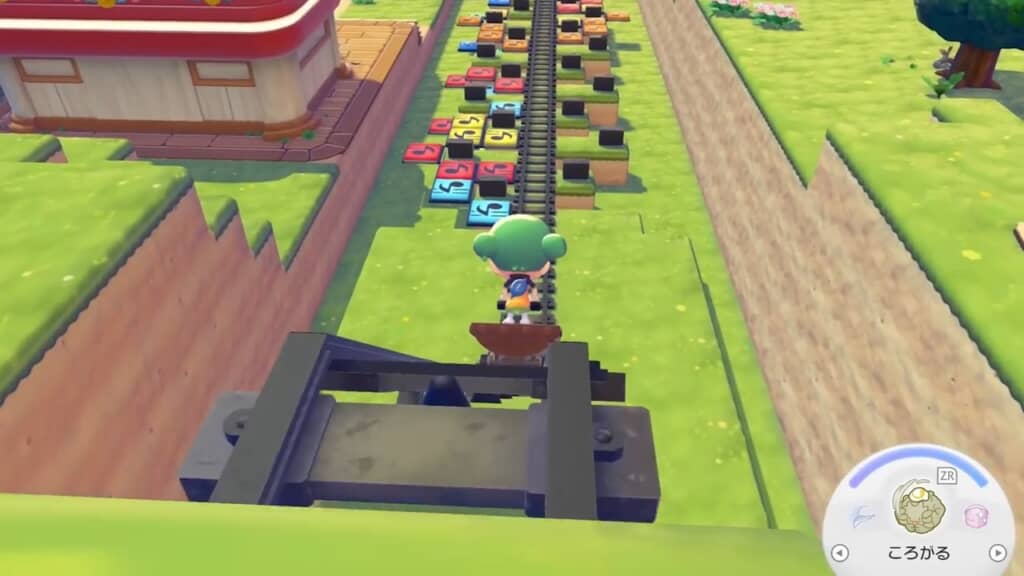 トロッコに乗って演奏スタート