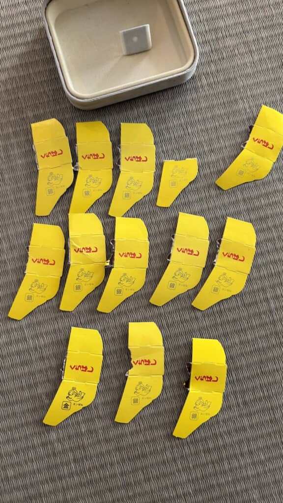 銀のエンゼル12枚、金のエンゼル1枚でした