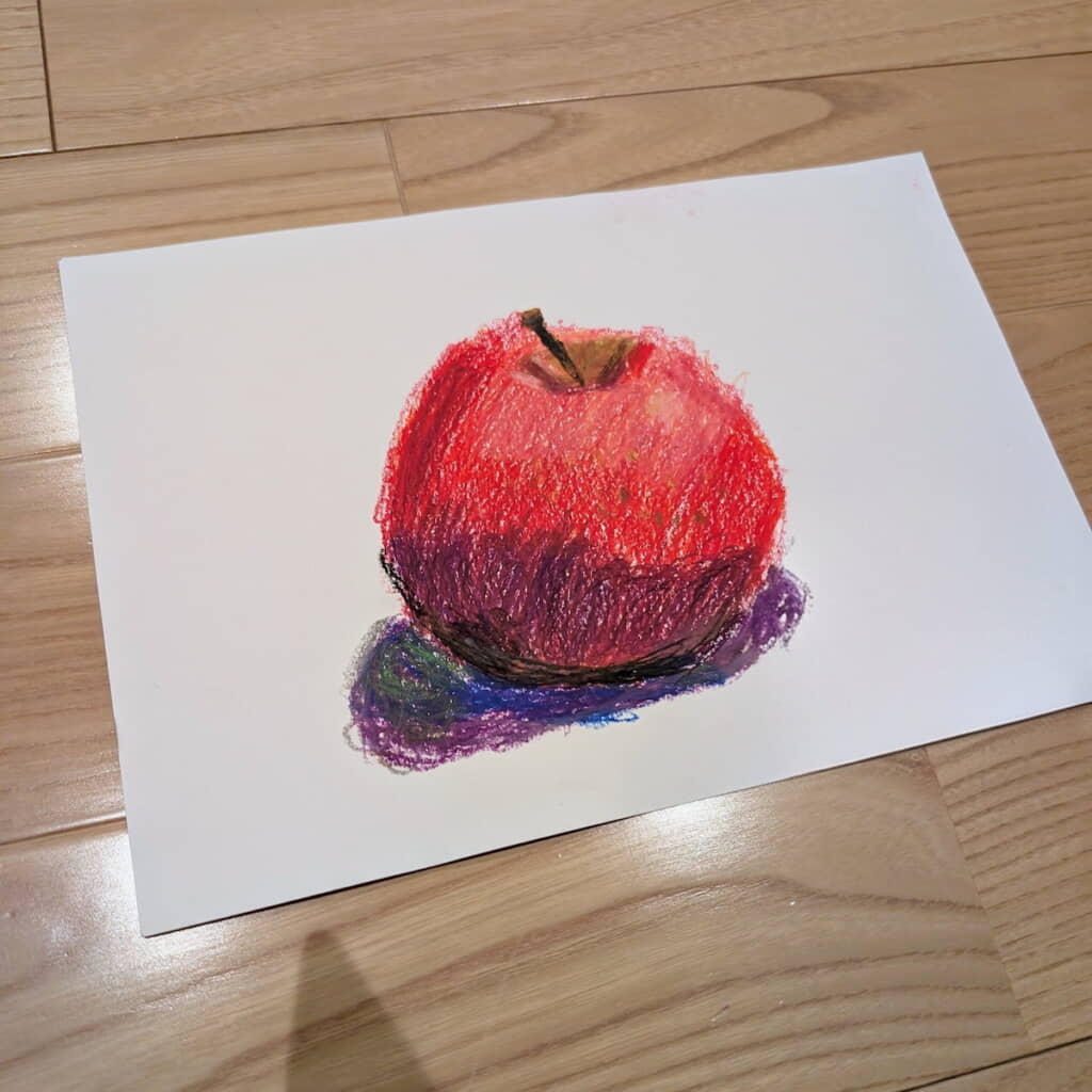 リンゴの立体感がすごい！