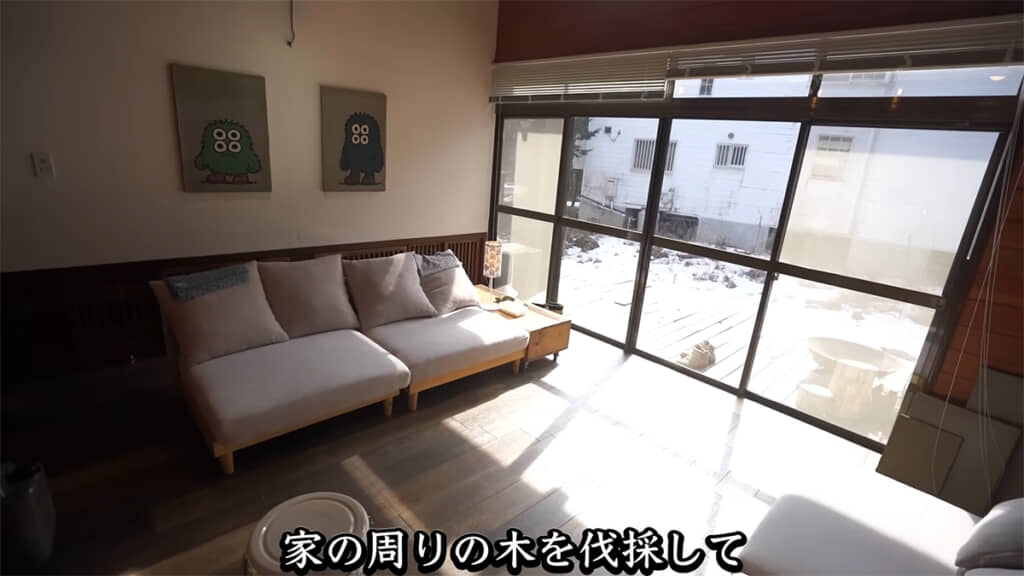 日当たりのいいリビングです