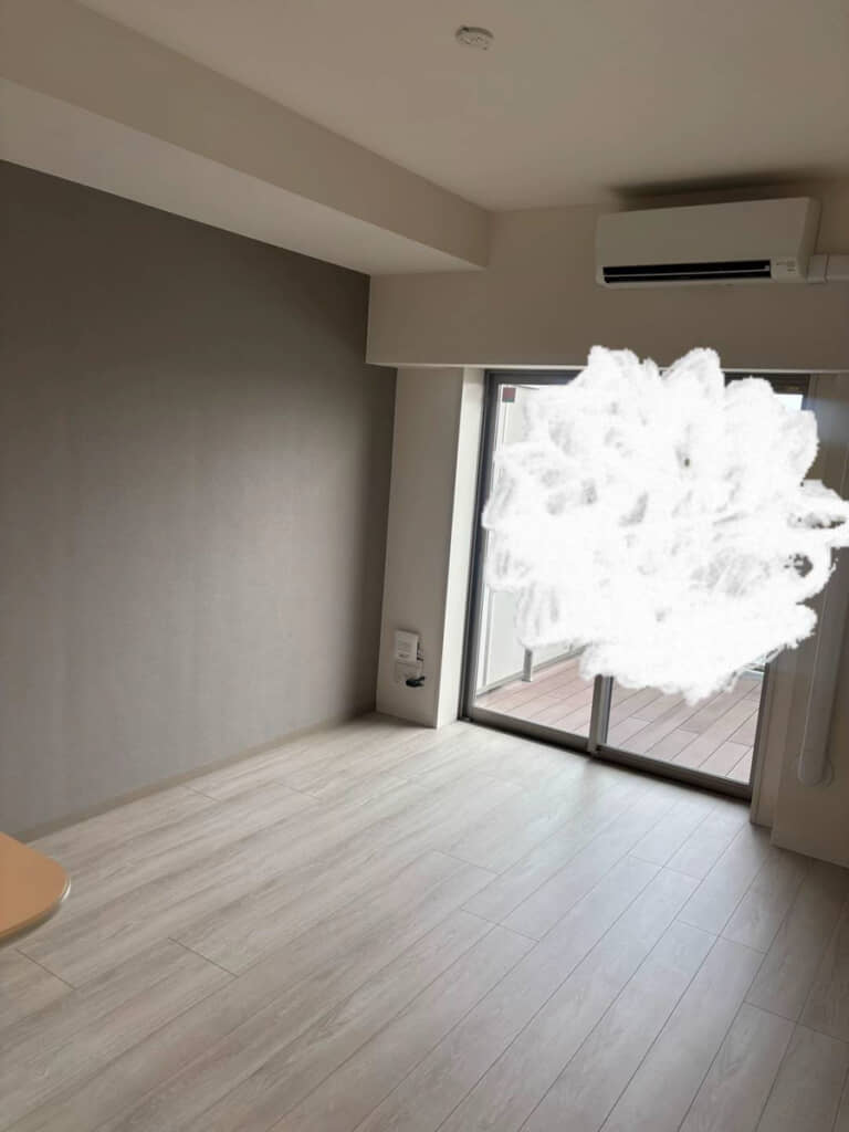 引っ越し当初のリビング