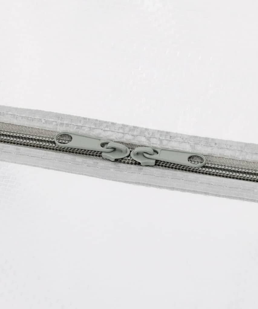 「クリアボックスバッグ：LL／クリア収納シリーズ」開け口