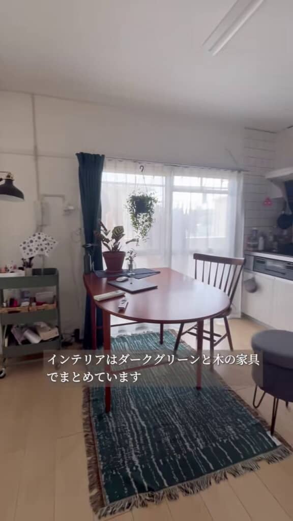 ダイニングルームにあるインテリア