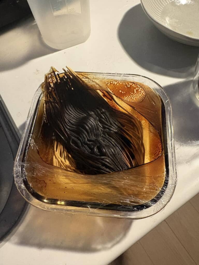 パスタをチンしただけなのに……