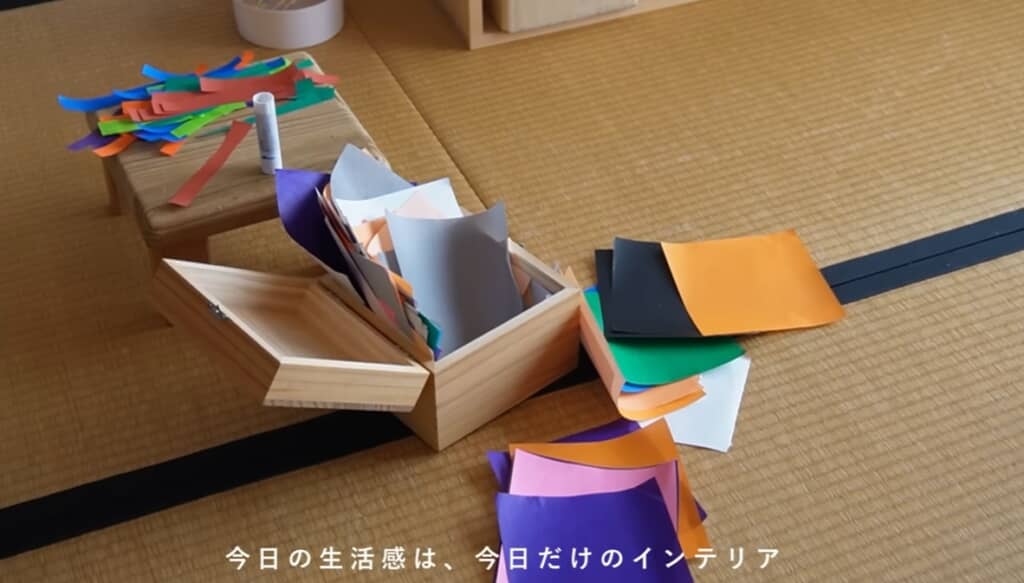 この生活感もこの日、この瞬間だけのインテリア