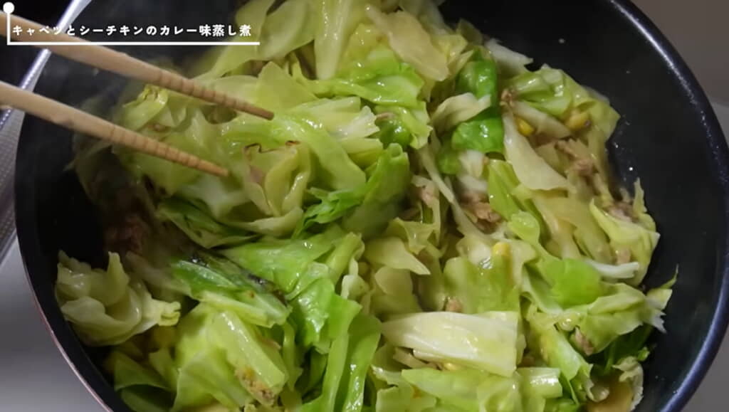 ヘルシーな副菜の出来上がり