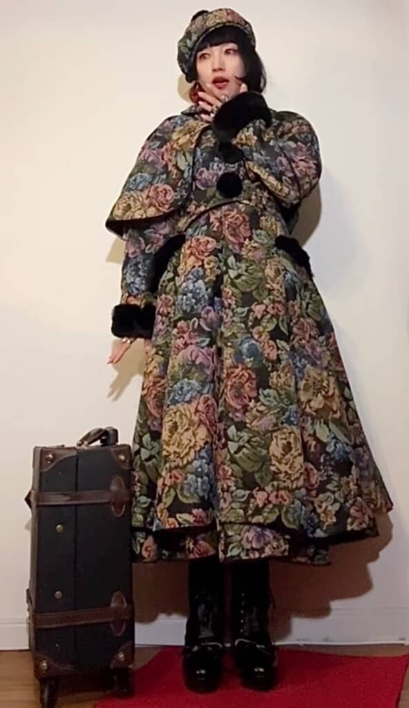 大人っぽい雰囲気に「画像は投稿者（@kimonoFujiChiyo）さん提供」