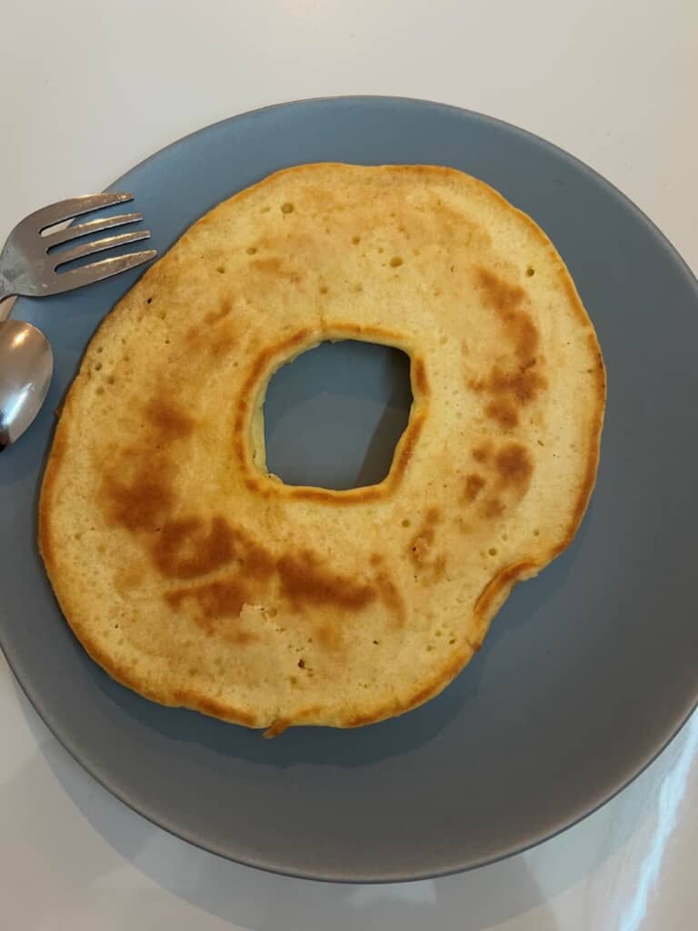 バナナだけ見事に完食！