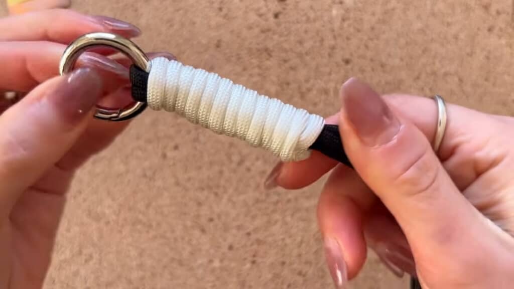 まとめ結びをしたところ