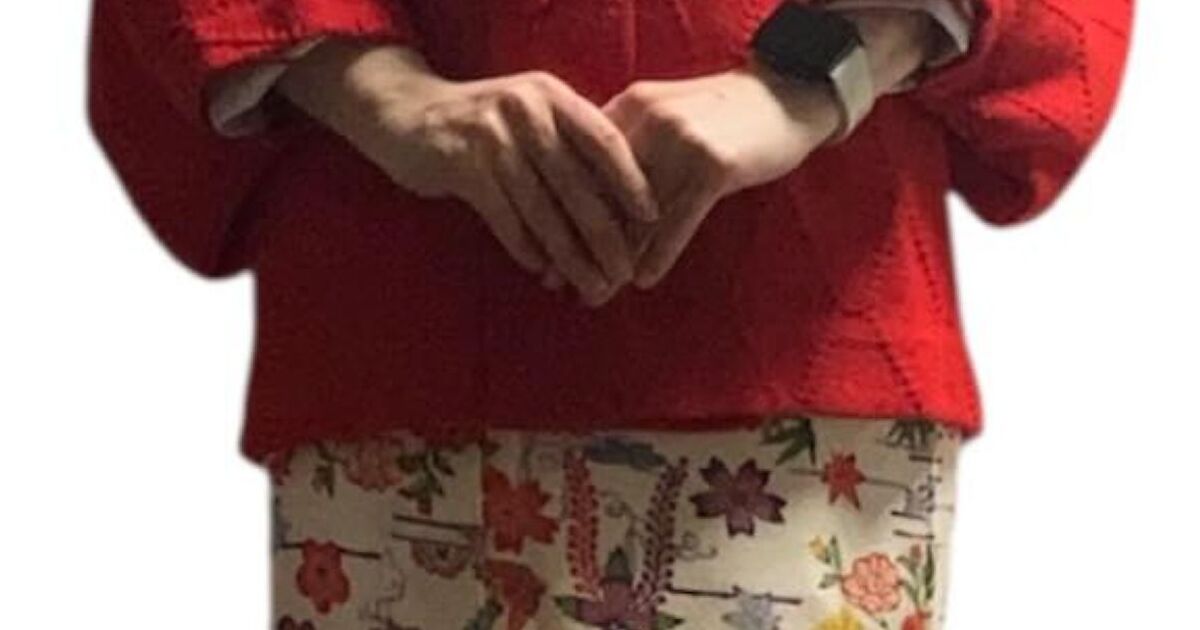 叔母から受け継いだ紅型の着物→初心者の姪が着てみると……　まさかの姿に「ため息が出ちゃうくらい素敵」「今の着物にはない感じ」 | ライフスタイル ねとらぼ