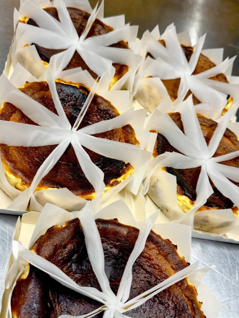 全員分のチーズケーキ、圧巻ですね！