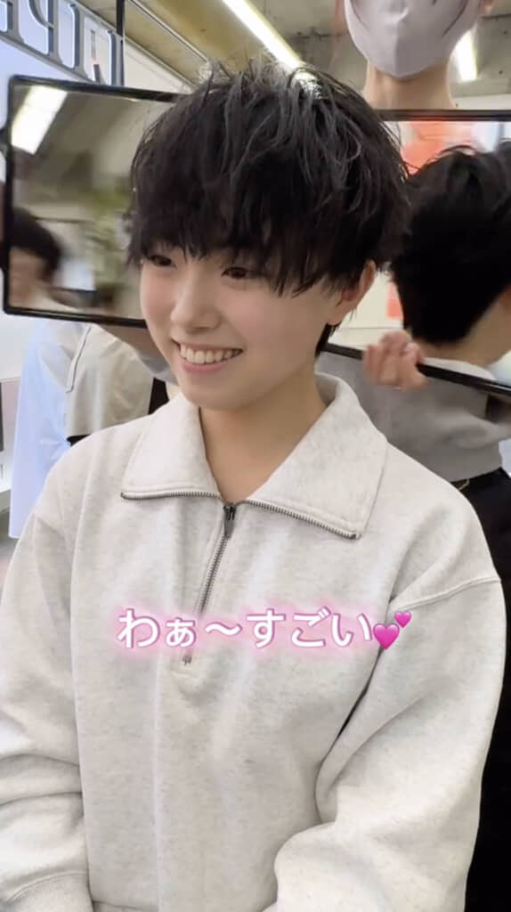 爽やかスタイルがよく似合います