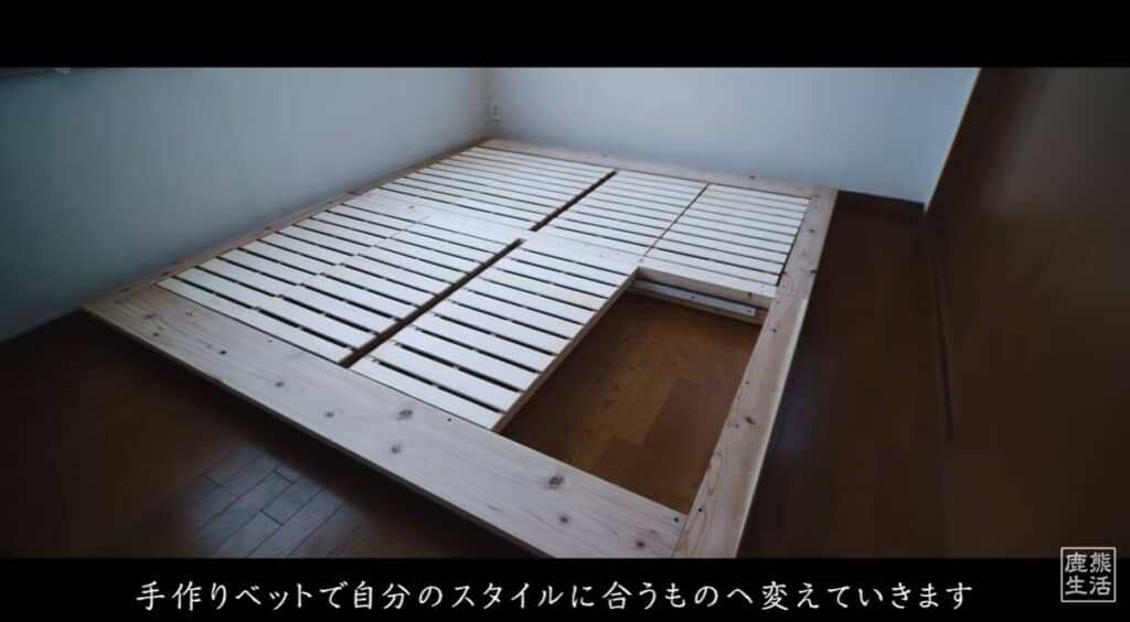 ベッドを作り直します