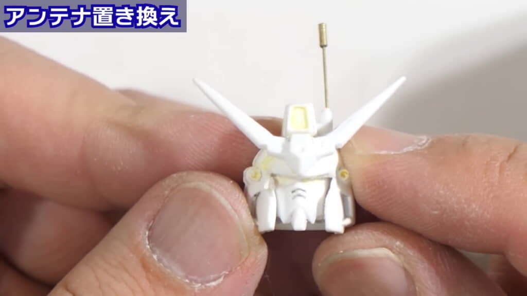 ディテールアップされた頭部