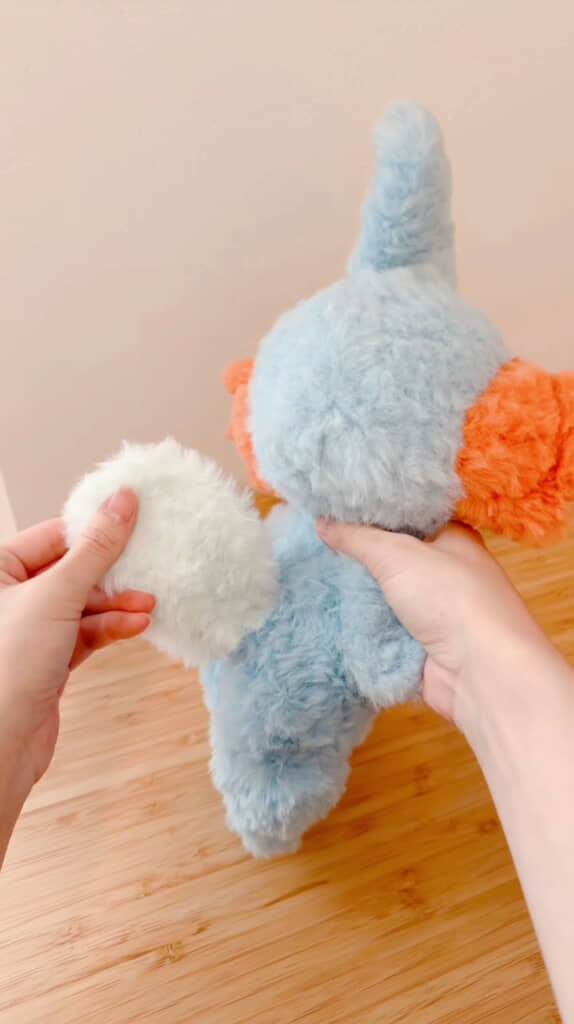 フワフワの尻尾がキュート