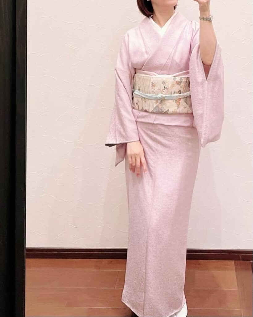 折々さんのピンクの着物