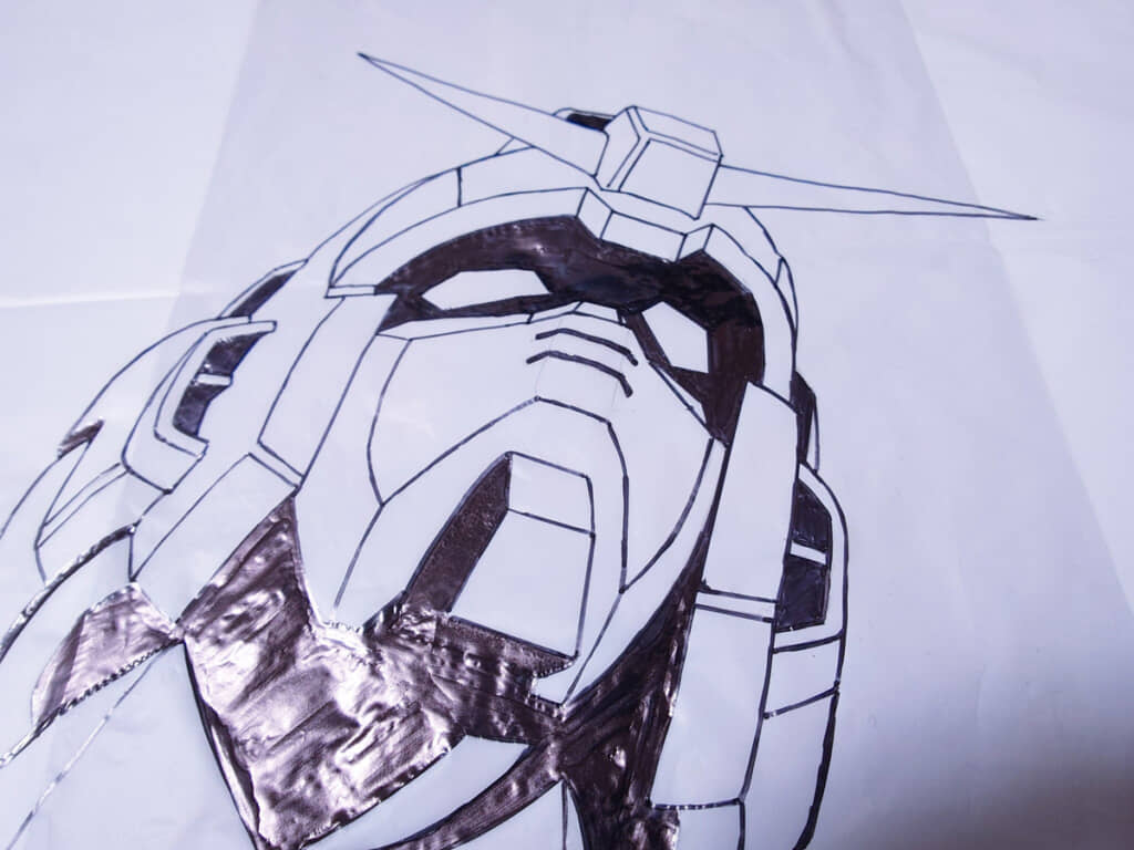 丁寧に塗った跡が見えます