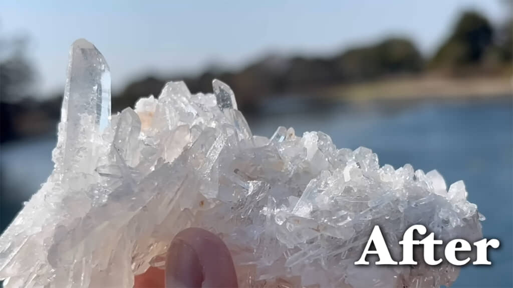 光り輝く美しい姿になりました