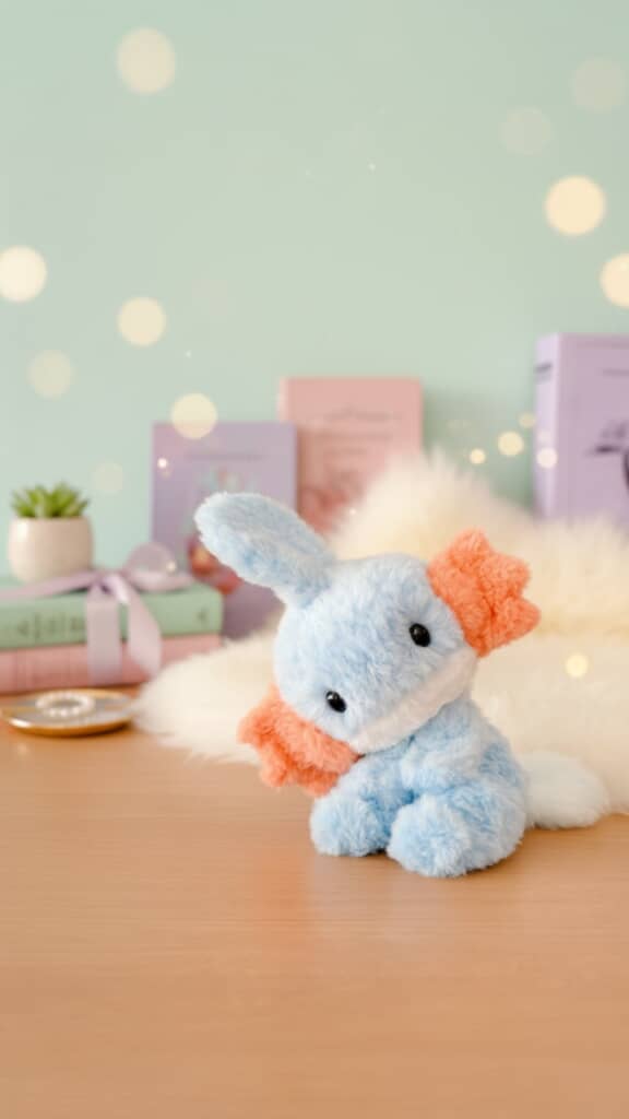 すてきな背景で作品撮り