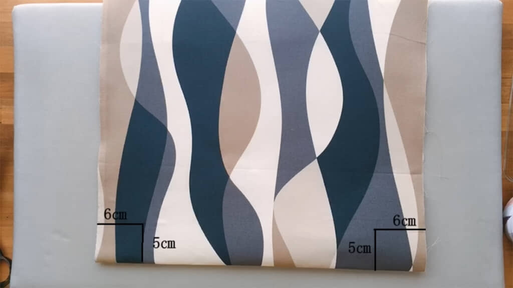 マチを切ります