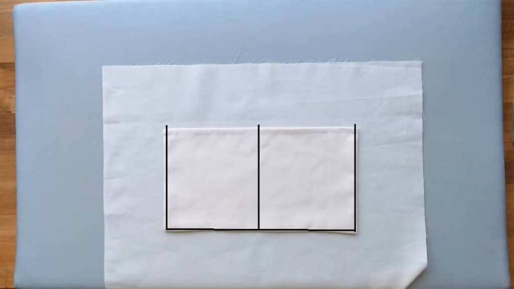 縫う部分に線を引いておくとよさそうです