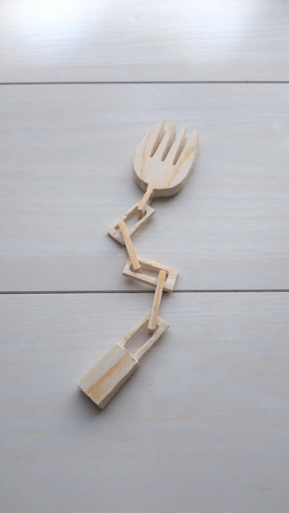 完成したフォーク（？）。どうしてこうなった……!?