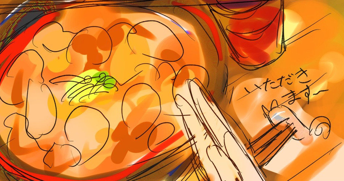 中学生がざっくり描いた絵→本気で描き込むと……「何が起こったんだ」　衝撃の仕上がりに「エグい」「宮崎駿さんかな」（1/2） | 絵画 ねとらぼ
