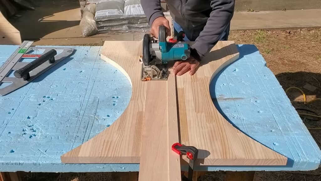 比率を意識しながらアーチを製作