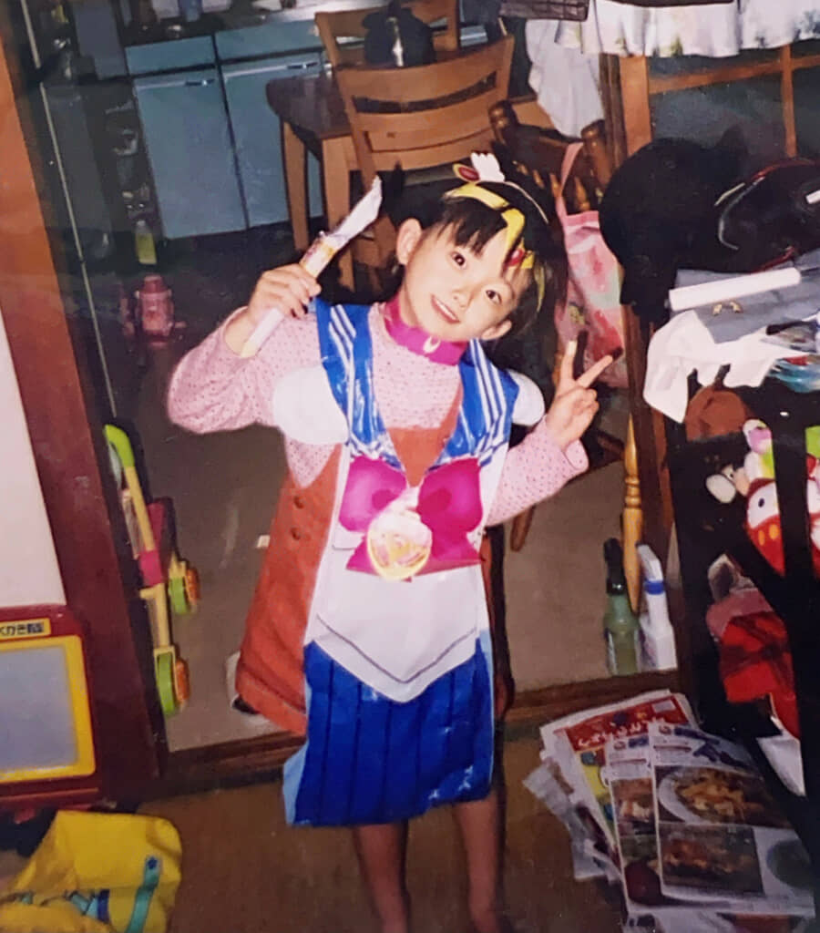セーラームーンが大好きだった幼少期
