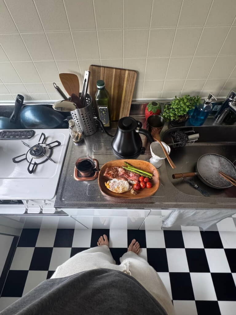 食事の準備ができました