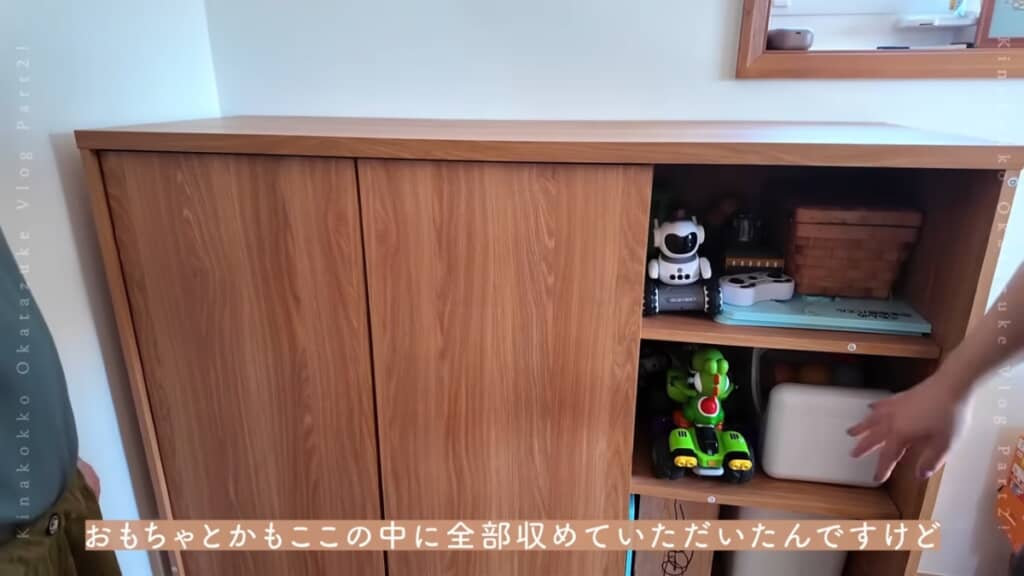 長男くんの収納スペース
