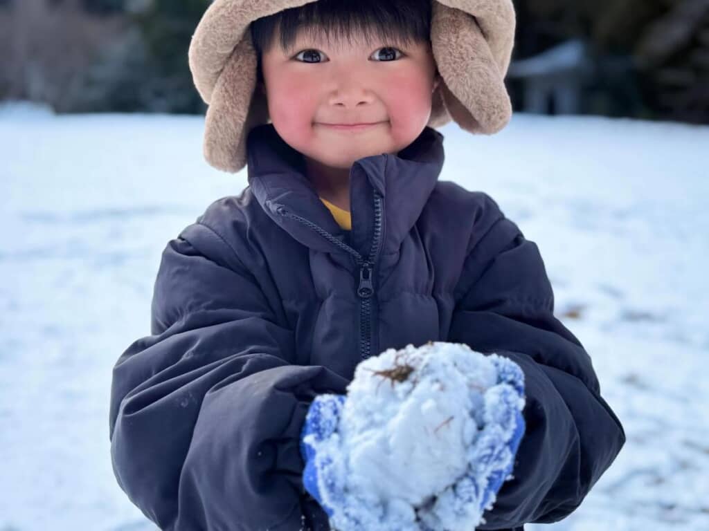 元気いっぱいな男の子に大成長