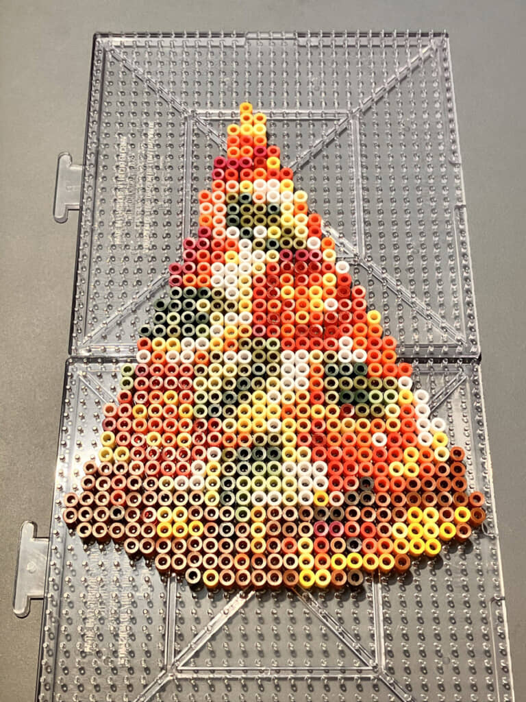 全部並べたらアイロンをかけて完成