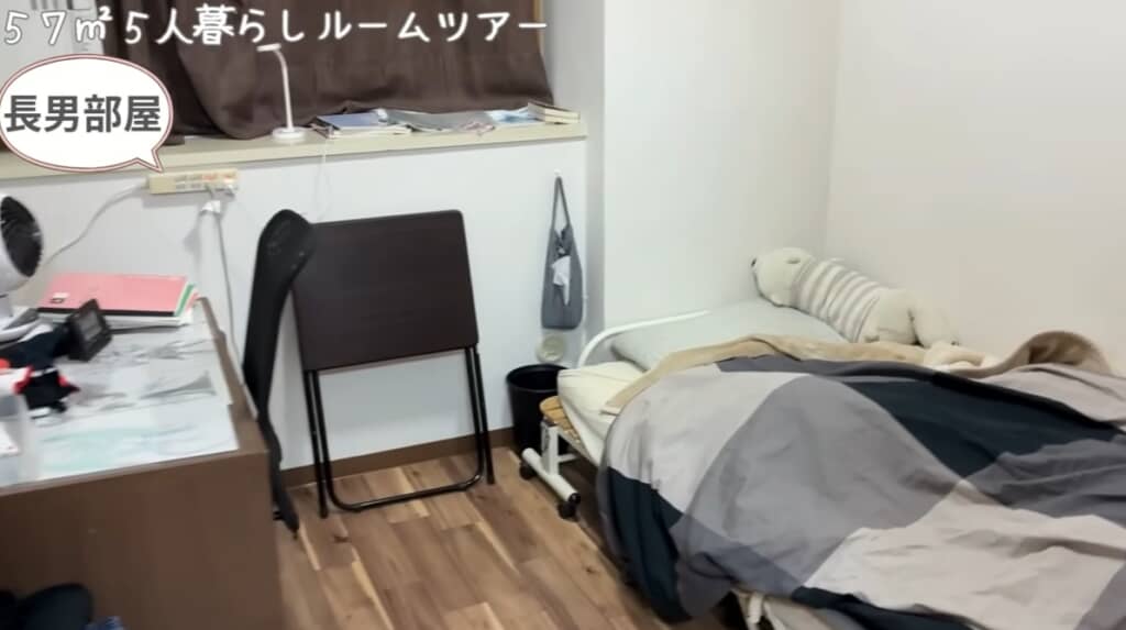 13歳の息子さんの部屋