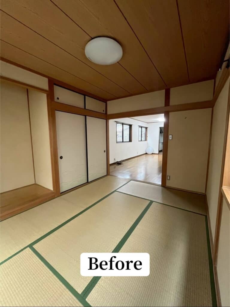 リフォーム前の和室