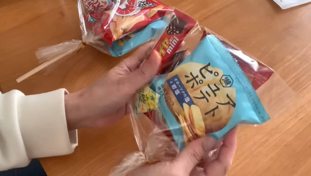 ビニタイで留める