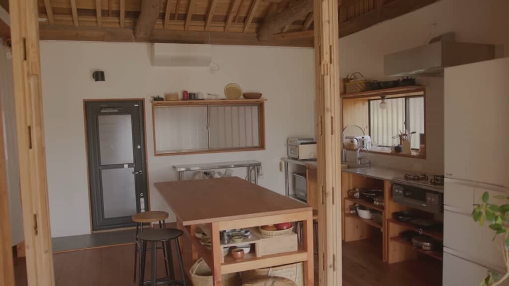 完成したキッチン