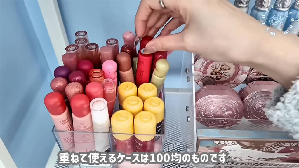 100均や無印良品のケースを活用