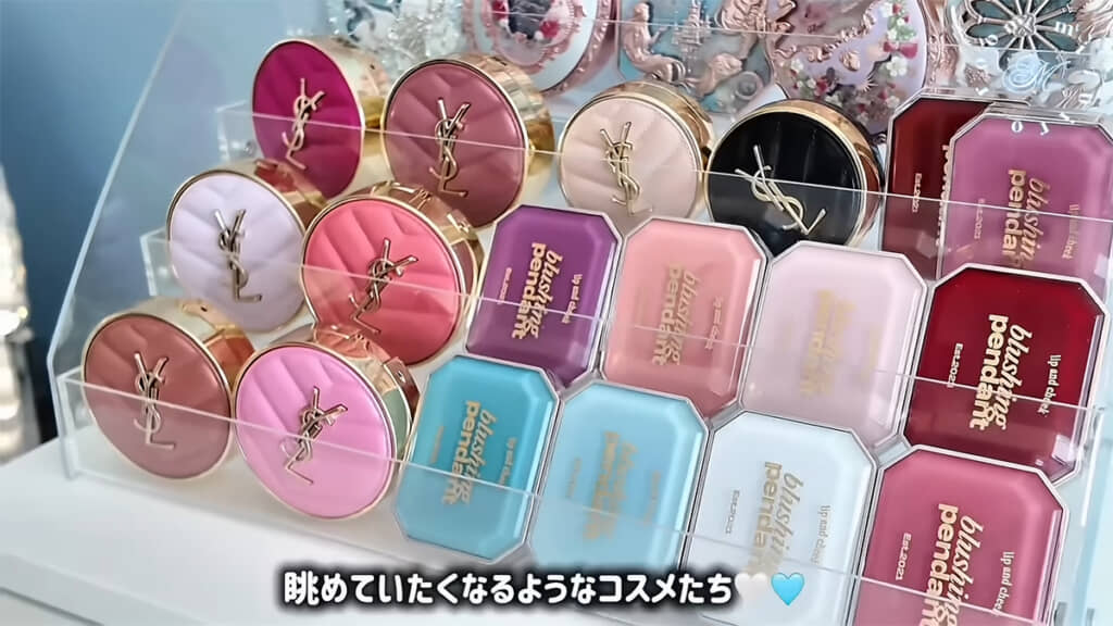 選りすぐりのコスメが並んでいます