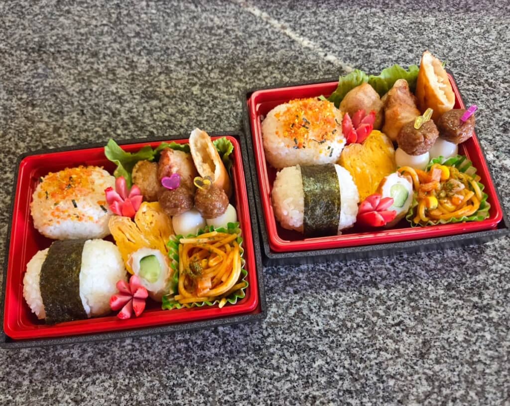 パッと作ったようには見えないお弁当!