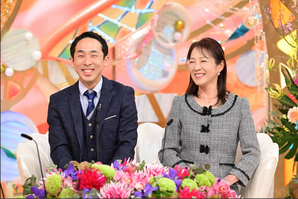 4月5日放送「新婚さんいらっしゃい！」の一場面 （C）ABCテレビ