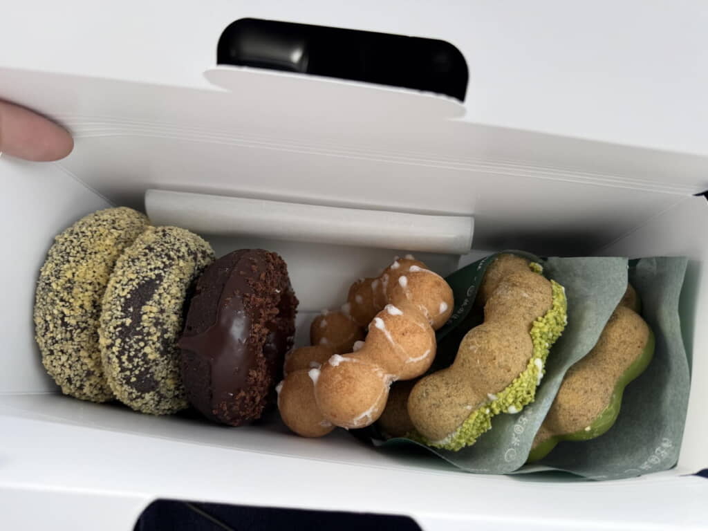 いろんなドーナツがずらり！