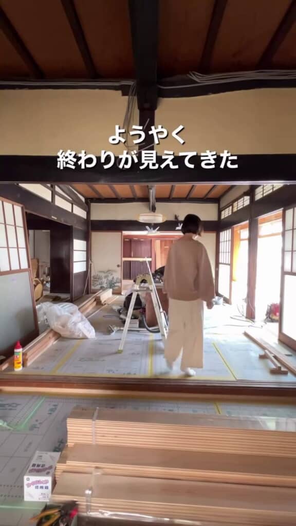 大規模な改装工事の終わりが近づいてきた