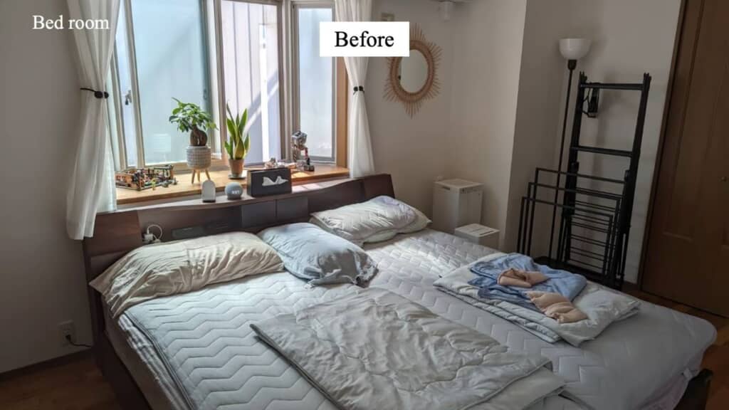 リフォーム前の寝室
