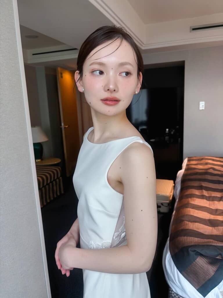 ウエディングメイクが完成！