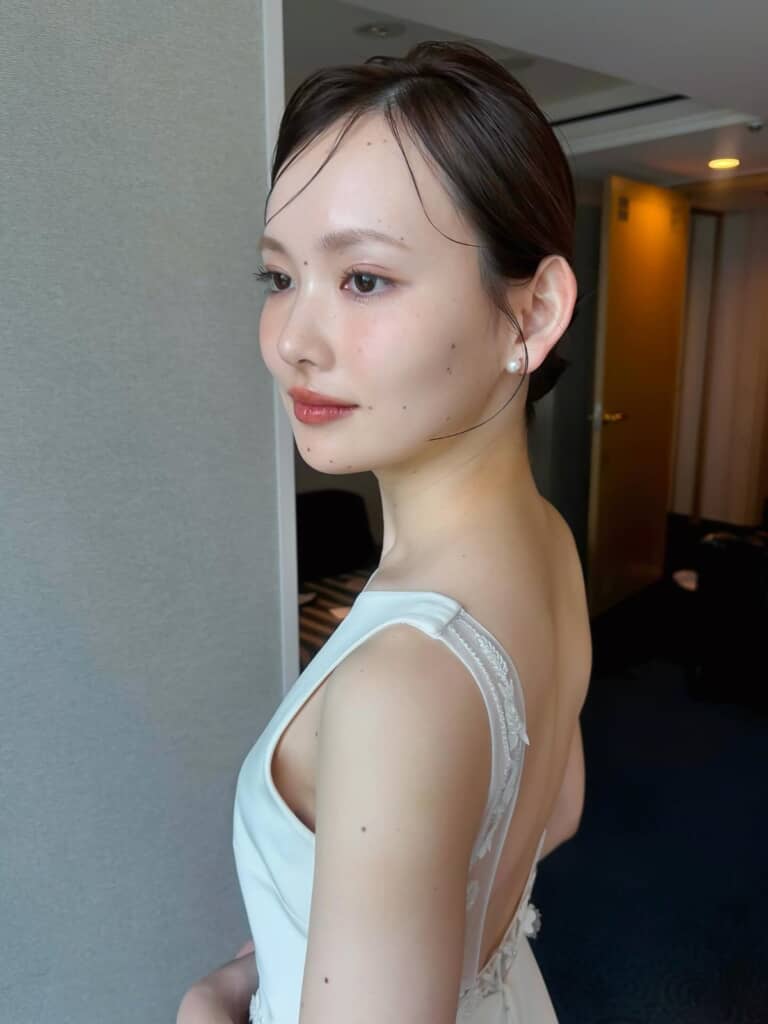 春らしい目元に