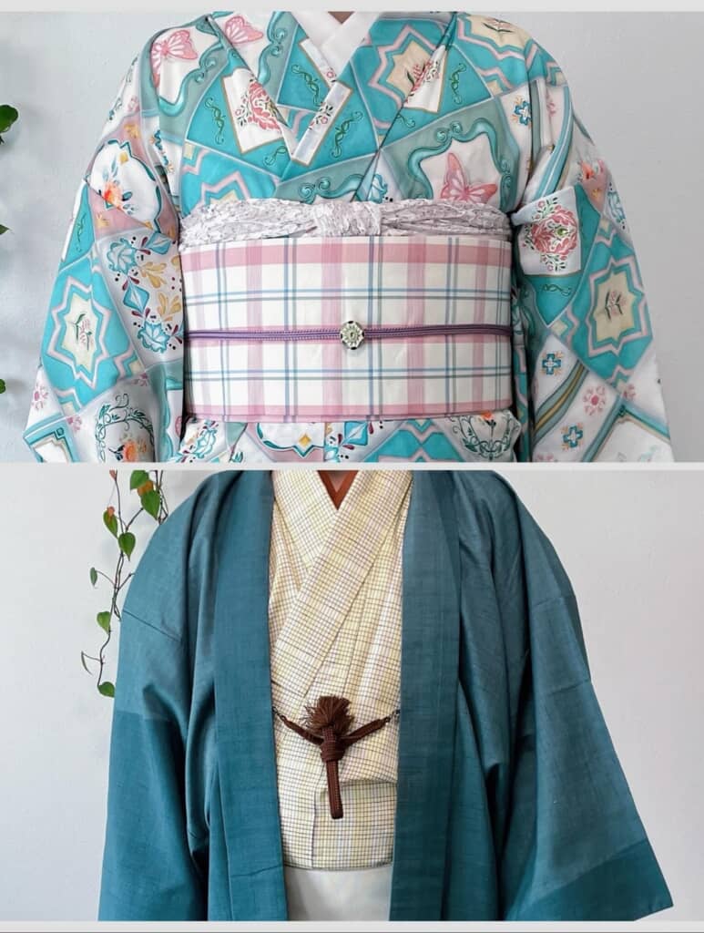 細部にまでこだわった着物コーデ